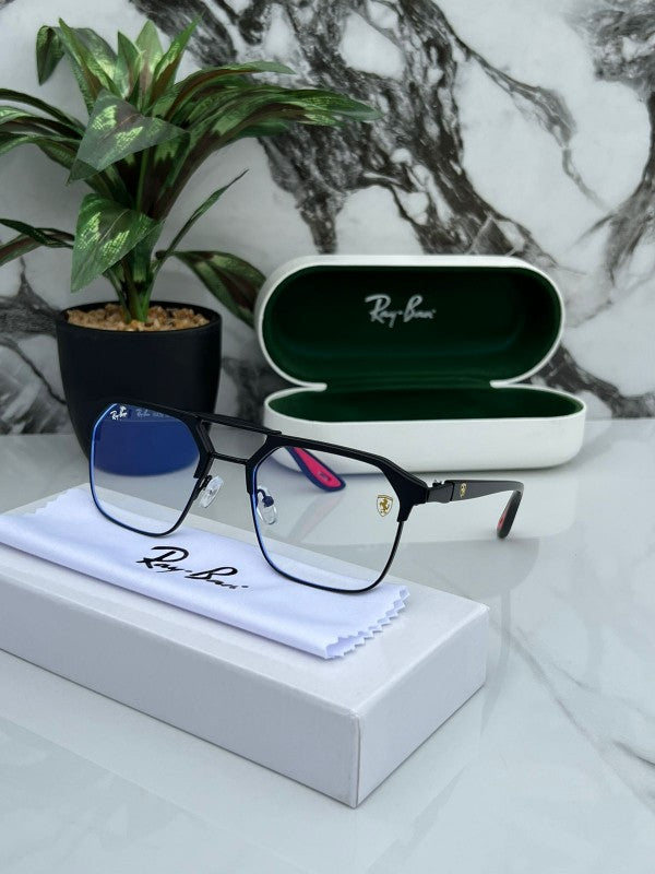 Ray Ban Fancy Grey Clear Eyewear For Daily Causal Evergreen UV Protected For Unisex.