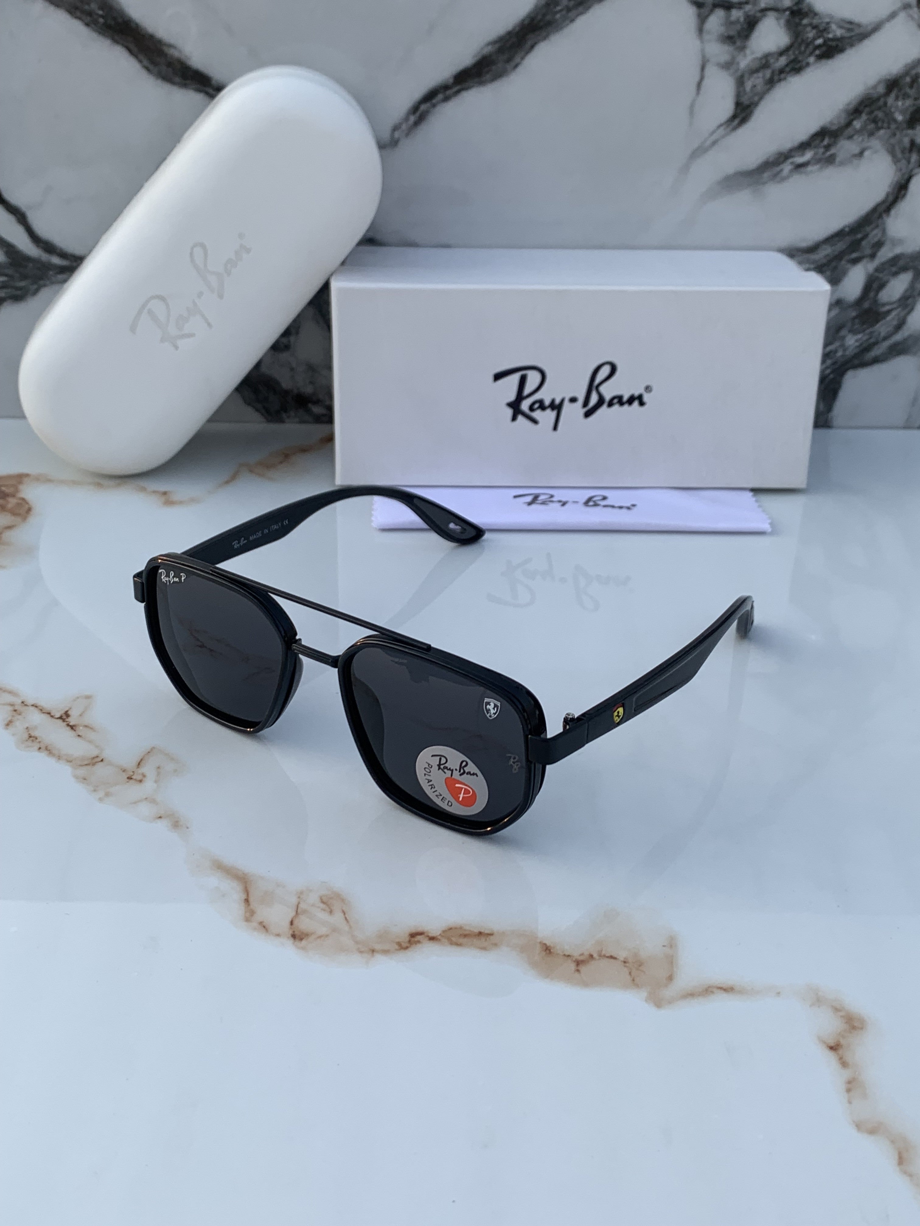 Ray Ban Fancy Sunglass For Daily Causal Evergreen UV Protected For Unisex