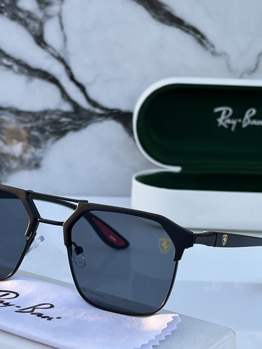 Ray Ban Premium Black Shine Sunglasses For Men Woman