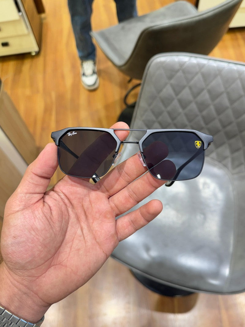 Ray Ban Premium Black Poloride Sunglass For Daily Causal Evergreen UV Protected For Unisex