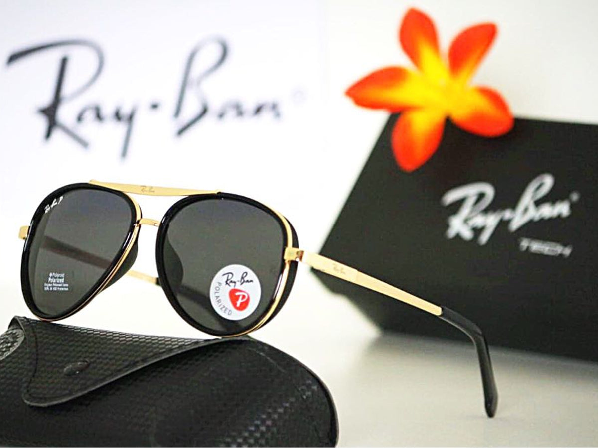 New Special Design Black & Gold 4414 Master Pcs Sunglass For Men.