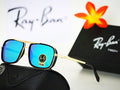 New Stylish Arrival Aqua Blue & Gold 4413 Master Pcs Sunglasses For Men and Women.