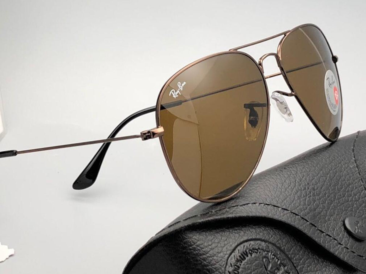 New Stylish Brown & Brown 3026 Wayfarer Master Pcs Sunglass For Unisex