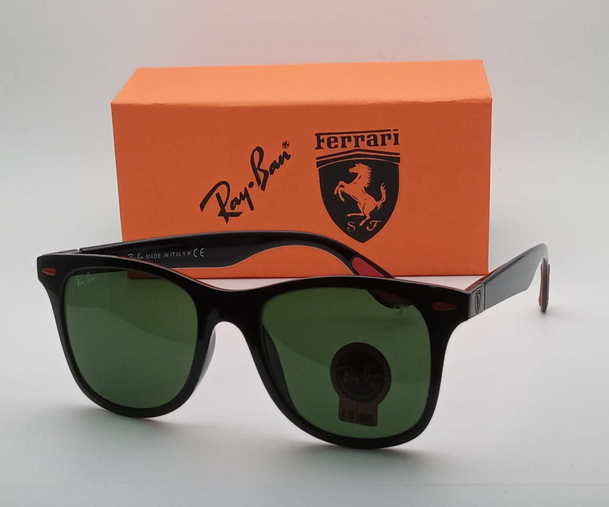 New Arrival Fancy Green & Black Square Shape 4195 Master Pcs Sunglasses For Men.