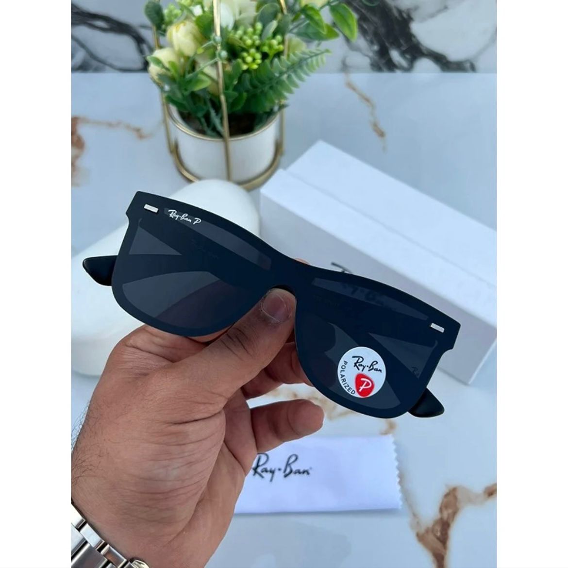 Black Men Square Sunglasses