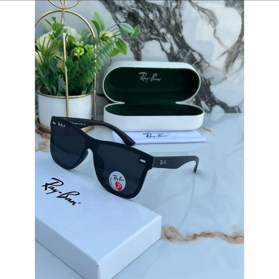 Black Men Square Sunglasses