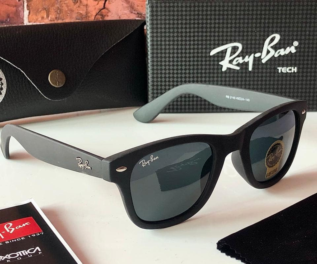 New Stylish Black Glass 2140 Wayfarer Style Master Pcs Sunglass For Unisex
