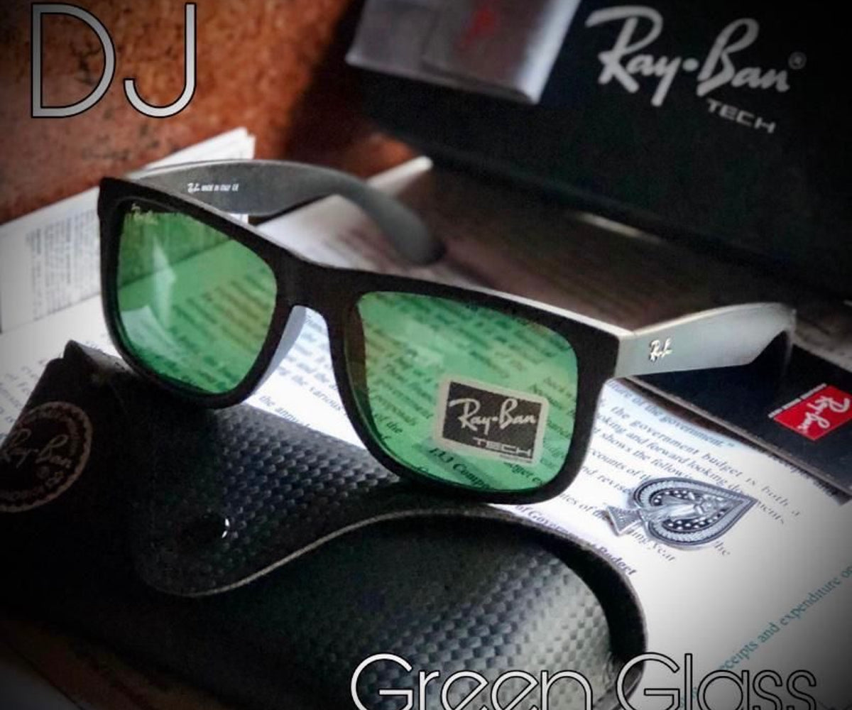 New Stylish Green Glass 2140 Wayfarer Style Master Pcs Sunglass For Unisex