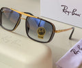 New Stylish Super Hit Blue Shade & Gold 4413 Square Causal Latest Master Pcs Sunglass For Unisex.