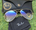 New Stylish Design Blue Shade & Golden 3026 Aviator Master Pcs Sunglass For Unisex