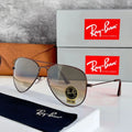 New Stylish  Aviator 3026 Brown Shade and Gold Sunglasses for men and women.