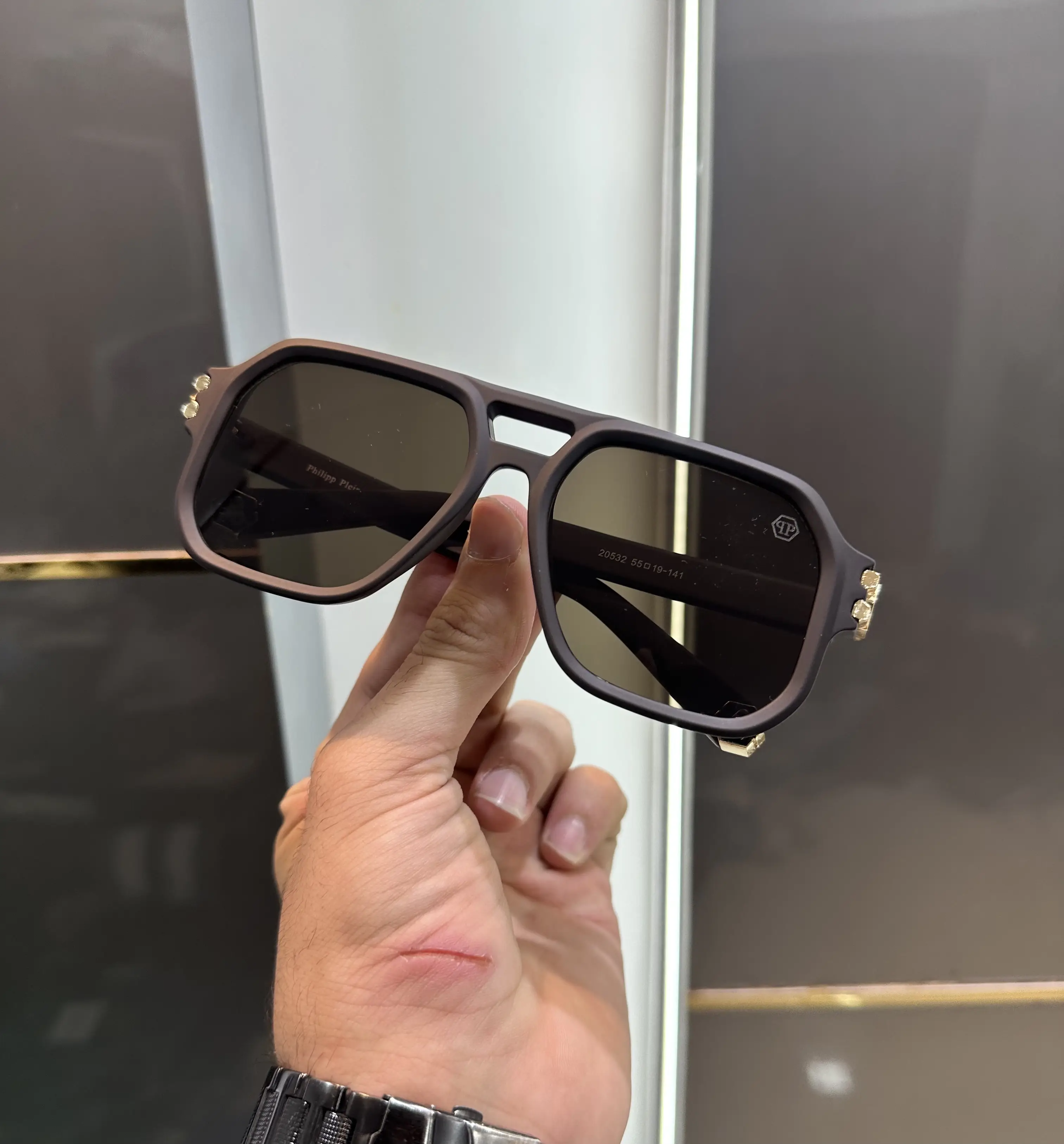 Philipp Plein Designer Brown Premium Shade 532