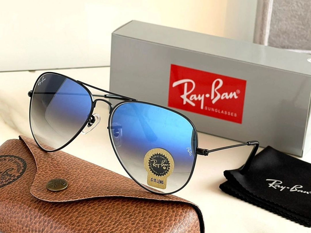 New Stylish Blue Shade & Black 3026 Wayfarer Master Pcs Sunglass For Unisex