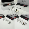 Ray Ban White Clear Sunglass For Daily Causal Evergreen UV Protected For Unisex.